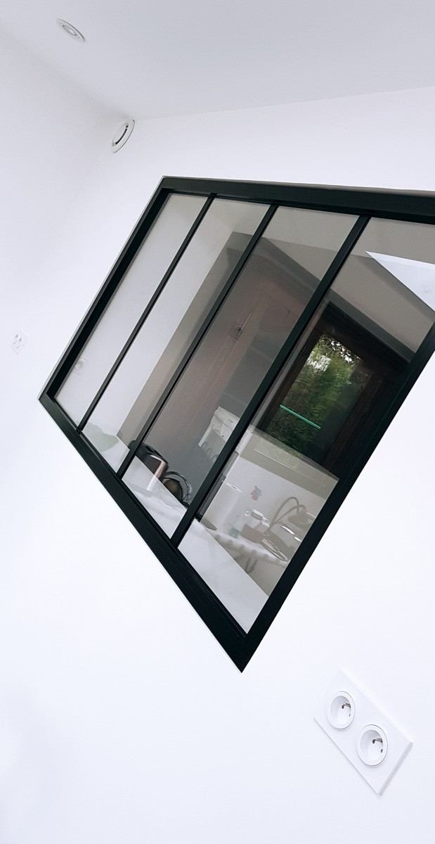 Verrière d’intérieur, vue en biais